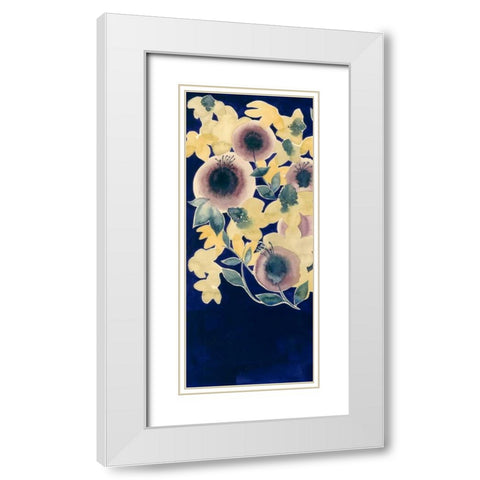 Botanical Gale I White Modern Wood Framed Art Print with Double Matting by Popp, Grace