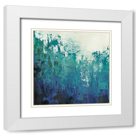 Sea Caverns I White Modern Wood Framed Art Print with Double Matting by Popp, Grace