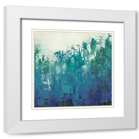 Sea Caverns II White Modern Wood Framed Art Print with Double Matting by Popp, Grace