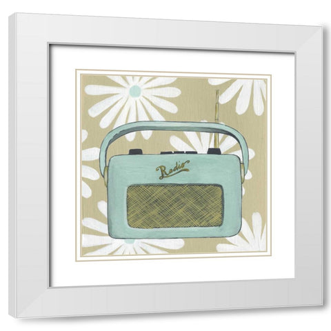 Retro Tech Collection G White Modern Wood Framed Art Print with Double Matting by Popp, Grace