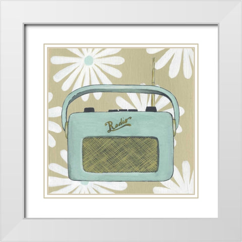 Retro Tech Collection G White Modern Wood Framed Art Print with Double Matting by Popp, Grace