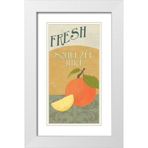 Farm Stand Collection B White Modern Wood Framed Art Print with Double Matting by Vess, June Erica