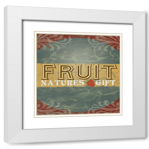 Farm Stand Collection E White Modern Wood Framed Art Print with Double Matting by Vess, June Erica