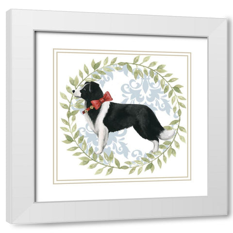 Santas Farm Collection G White Modern Wood Framed Art Print with Double Matting by Popp, Grace