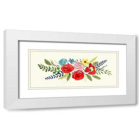 Fridas Dream Collection D White Modern Wood Framed Art Print with Double Matting by Borges, Victoria