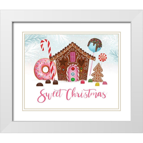 Sweet Holidays Collection A White Modern Wood Framed Art Print with Double Matting by Borges, Victoria