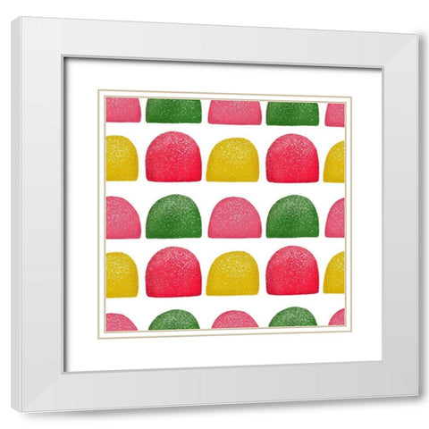 Sweet Holidays Collection I White Modern Wood Framed Art Print with Double Matting by Borges, Victoria