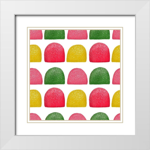 Sweet Holidays Collection I White Modern Wood Framed Art Print with Double Matting by Borges, Victoria