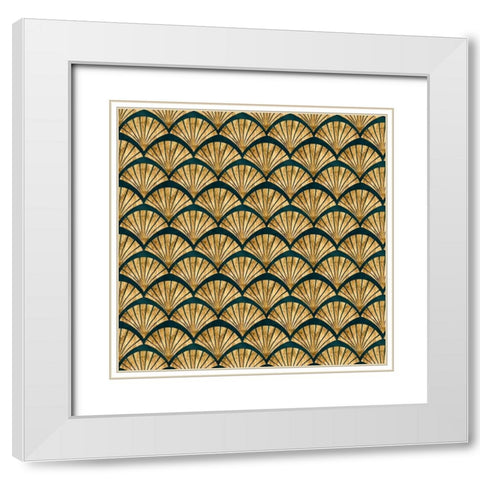 Bar Gatsby Collection H White Modern Wood Framed Art Print with Double Matting by Popp, Grace