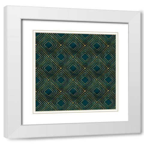 Bar Gatsby Collection I White Modern Wood Framed Art Print with Double Matting by Popp, Grace