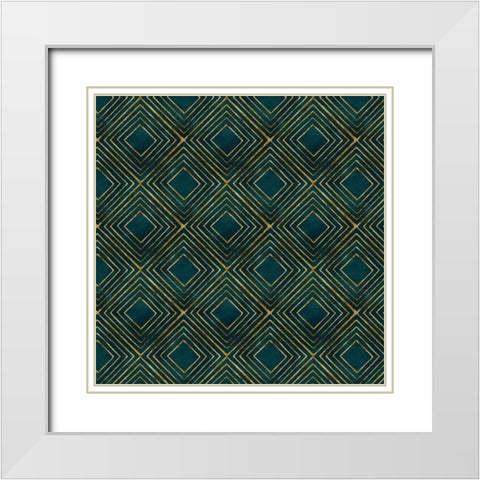 Bar Gatsby Collection I White Modern Wood Framed Art Print with Double Matting by Popp, Grace