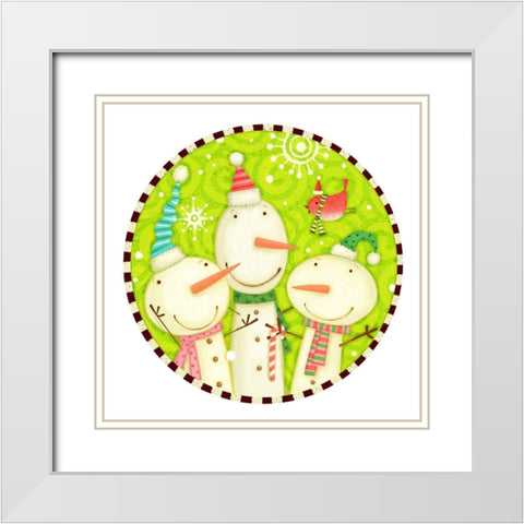 Bright Believe Collection C White Modern Wood Framed Art Print with Double Matting by Eisner, Viv