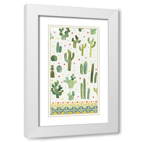 Sweet Alpaca Collection B White Modern Wood Framed Art Print with Double Matting by Borges, Victoria