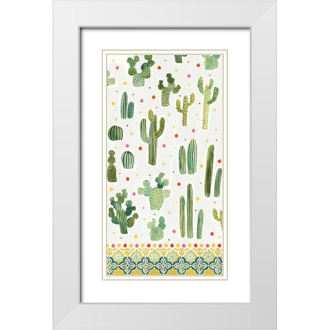 Sweet Alpaca Collection B White Modern Wood Framed Art Print with Double Matting by Borges, Victoria