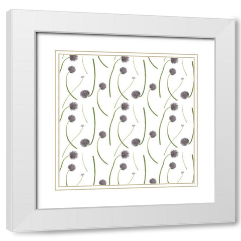 Woodland Babes Collection F White Modern Wood Framed Art Print with Double Matting by Popp, Grace