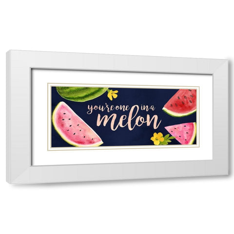 Fresh Fruit Collection D White Modern Wood Framed Art Print with Double Matting by Borges, Victoria