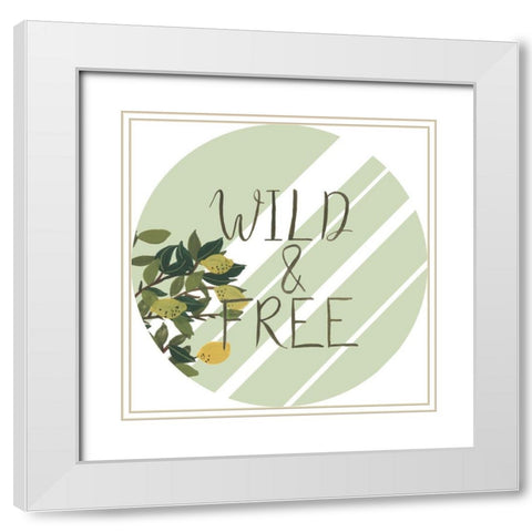 Hit the Road Collection C White Modern Wood Framed Art Print with Double Matting by Wang, Melissa