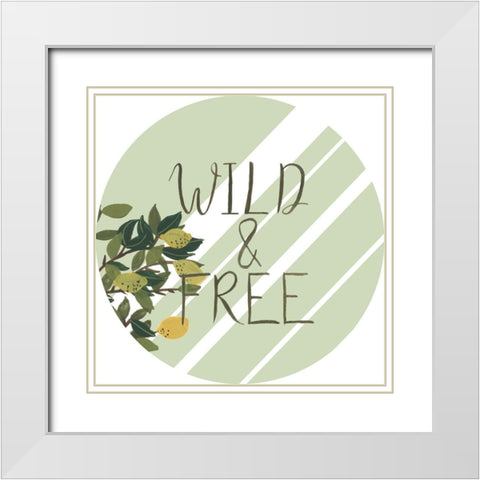 Hit the Road Collection C White Modern Wood Framed Art Print with Double Matting by Wang, Melissa