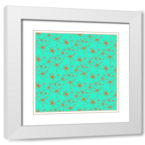 Christmas Foliage Collection I White Modern Wood Framed Art Print with Double Matting by Blanckslate