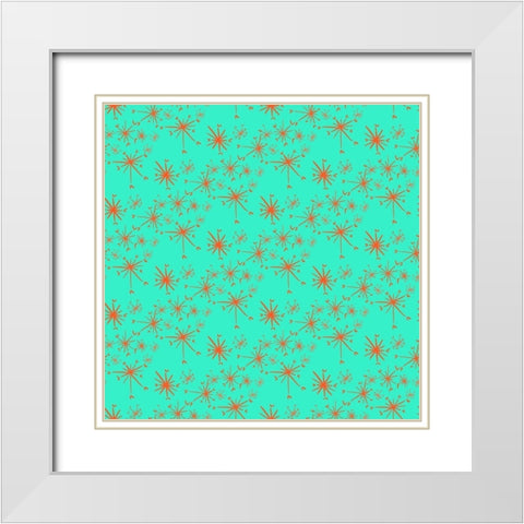 Christmas Foliage Collection I White Modern Wood Framed Art Print with Double Matting by Blanckslate