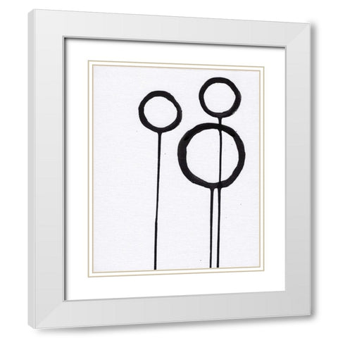 BandW IV White Modern Wood Framed Art Print with Double Matting by Seay, Anne