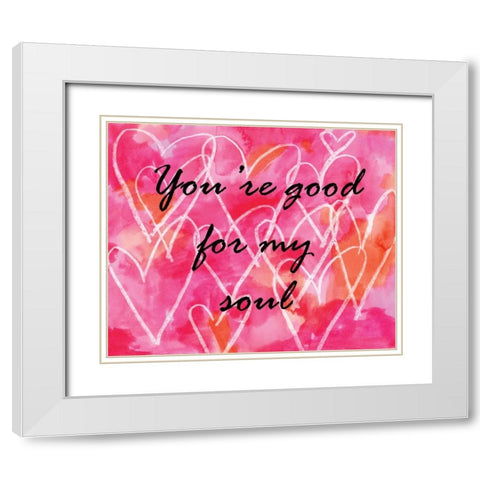 Youre Good White Modern Wood Framed Art Print with Double Matting by Seay, Anne