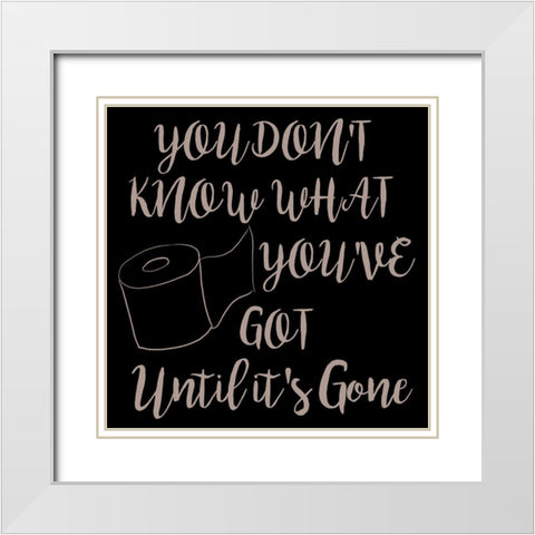 TP White Modern Wood Framed Art Print with Double Matting by Seay, Anne