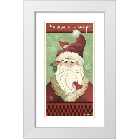 Believe in the Magic White Modern Wood Framed Art Print with Double Matting by Phillips, Anita