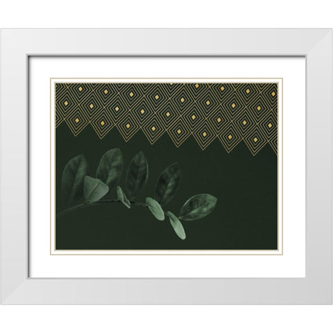 Forest II White Modern Wood Framed Art Print with Double Matting by Hutchins, Ashley