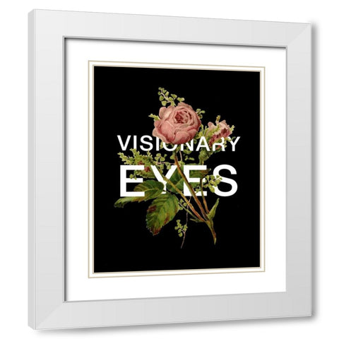 Visionary Eyes White Modern Wood Framed Art Print with Double Matting by Perrenoud, Aubree