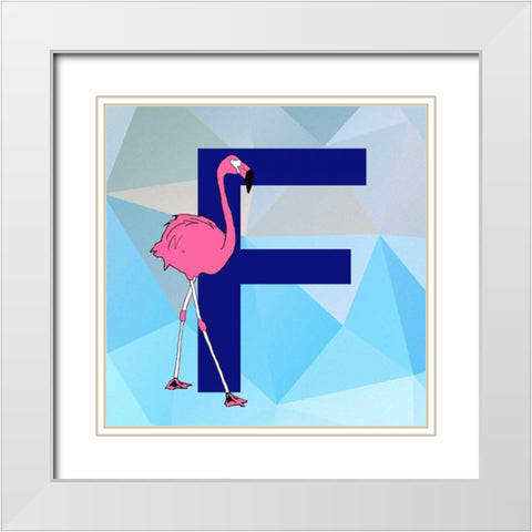 F White Modern Wood Framed Art Print with Double Matting by Perrenoud, Aubree