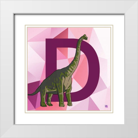 D White Modern Wood Framed Art Print with Double Matting by Perrenoud, Aubree