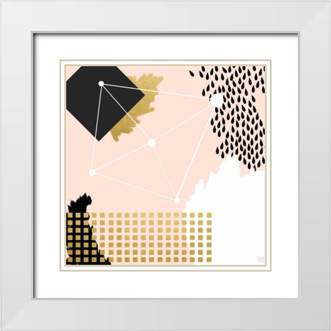 Encantada I White Modern Wood Framed Art Print with Double Matting by Perrenoud, Aubree