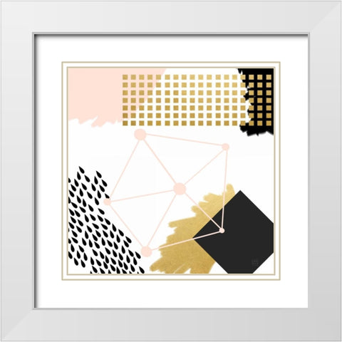 Encantada II White Modern Wood Framed Art Print with Double Matting by Perrenoud, Aubree