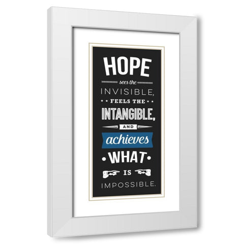Achieves White Modern Wood Framed Art Print with Double Matting by Perrenoud, Aubree
