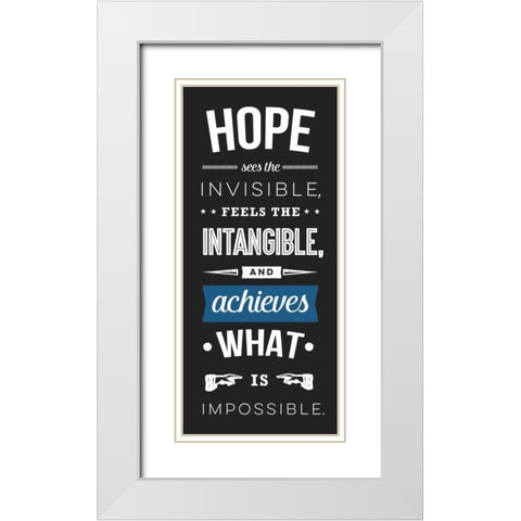 Achieves White Modern Wood Framed Art Print with Double Matting by Perrenoud, Aubree