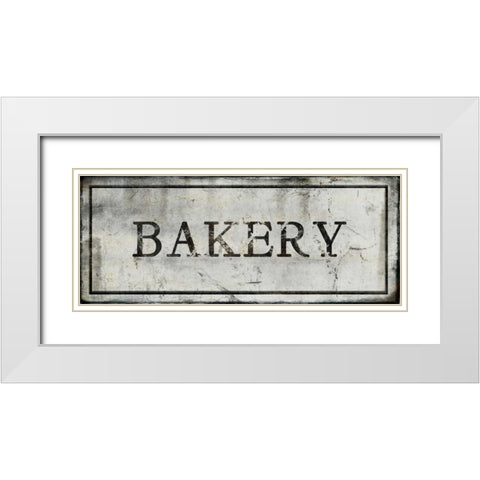 Bakery White Modern Wood Framed Art Print with Double Matting by Perrenoud, Aubree