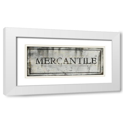 Mercantile White Modern Wood Framed Art Print with Double Matting by Perrenoud, Aubree