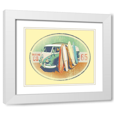 Timeless Trading Co. White Modern Wood Framed Art Print with Double Matting by Baldwin, Jim