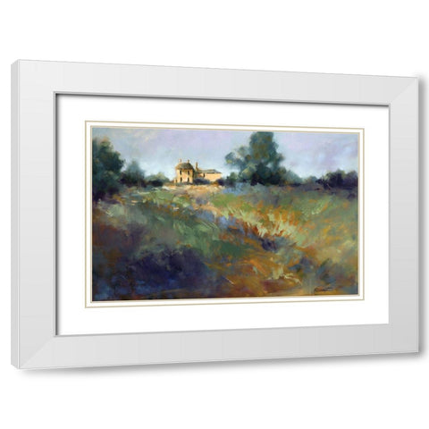 Tuscan Home White Modern Wood Framed Art Print with Double Matting by Candy Rideout