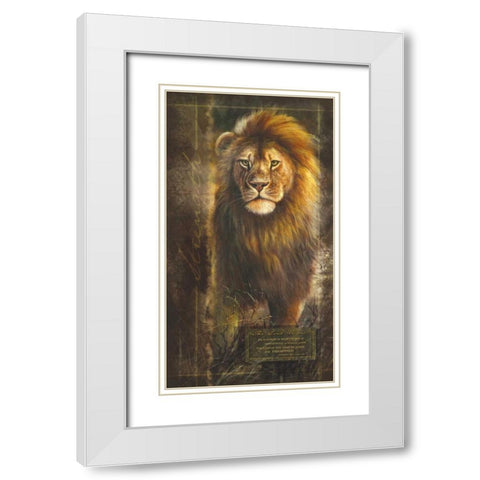 Lord Reigns White Modern Wood Framed Art Print with Double Matting by Carpentree