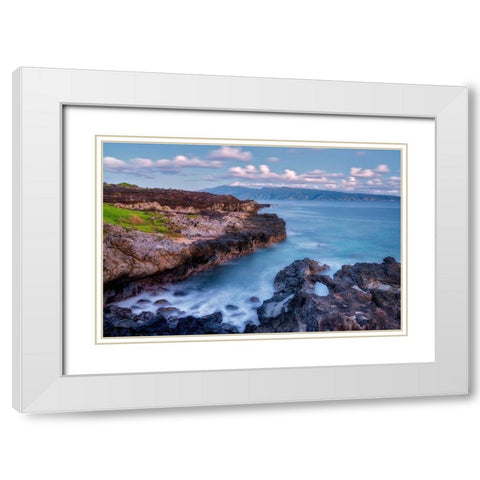 Clifford White Modern Wood Framed Art Print with Double Matting by Frates, Dennis