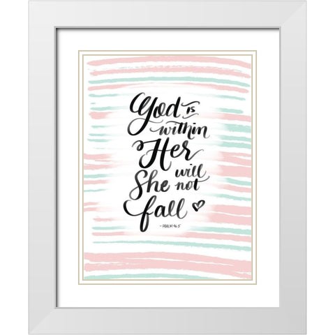Within White Modern Wood Framed Art Print with Double Matting by Batista, Dee