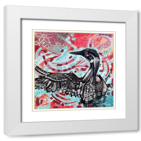 Give Me Grace White Modern Wood Framed Art Print with Double Matting by Kornowski, McKenna