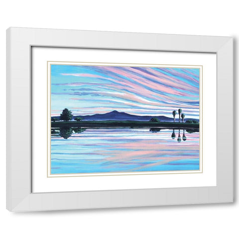 The Magic is in the Water White Modern Wood Framed Art Print with Double Matting by Tyndall, Elizabeth