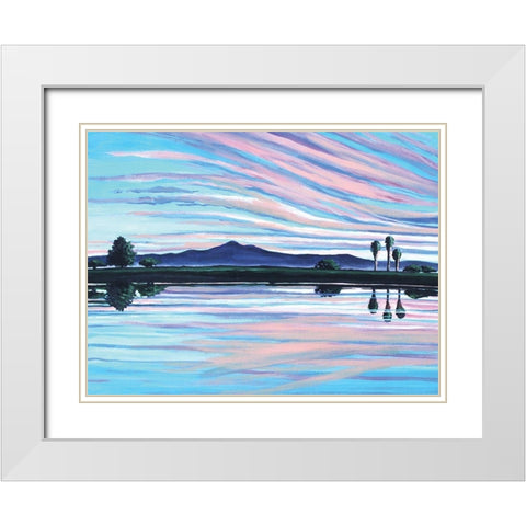 The Magic is in the Water White Modern Wood Framed Art Print with Double Matting by Tyndall, Elizabeth