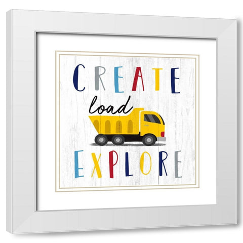 Create White Modern Wood Framed Art Print with Double Matting by Tyndall, Elizabeth