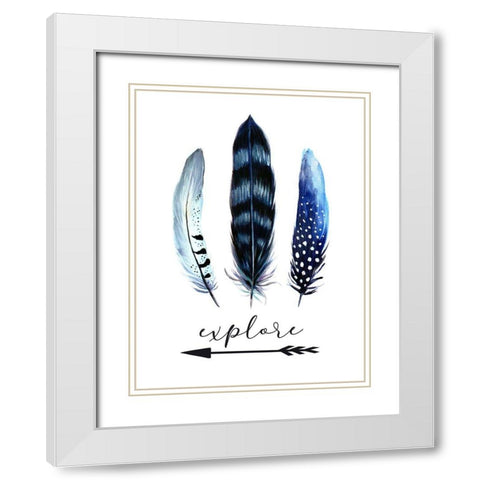 Explore White Modern Wood Framed Art Print with Double Matting by Tyndall, Elizabeth