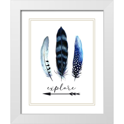 Explore White Modern Wood Framed Art Print with Double Matting by Tyndall, Elizabeth