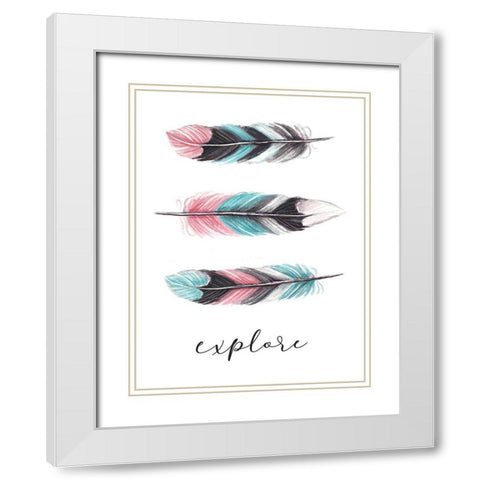 Explore White Modern Wood Framed Art Print with Double Matting by Tyndall, Elizabeth